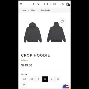 Les Tien Hoodie NWT